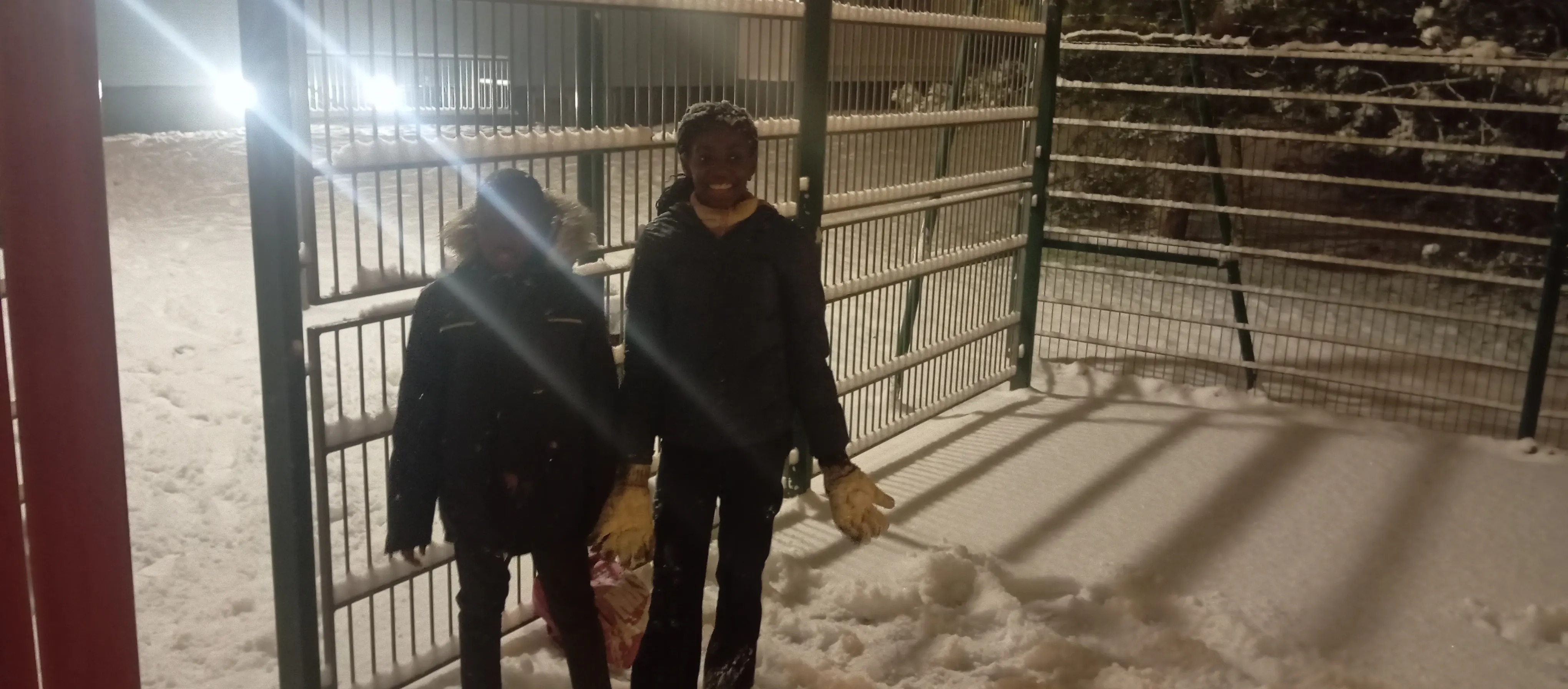 Collecte de déchets dans le quartier